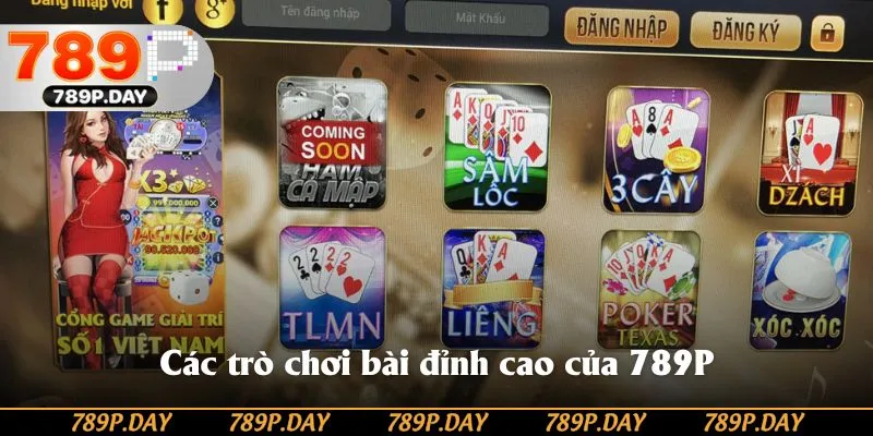 Những trò chơi game bài tại 789P bùng nổ nhất hiện nay Những trò chơi game bài tại 789P bùng nổ nhất hiện nay