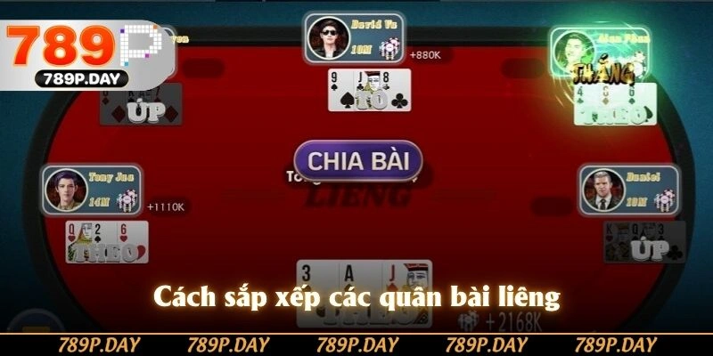 Cách sắp xếp các quân bài liêng Cách sắp xếp các quân bài liêng