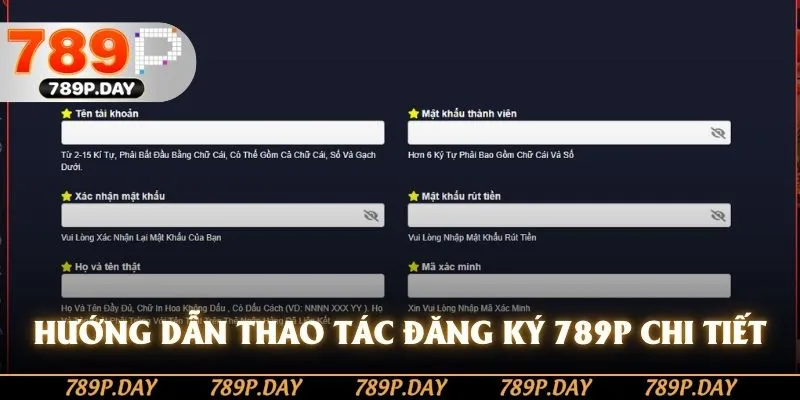 Hướng dẫn thao tác đăng ký 789P chi tiết Hướng dẫn thao tác đăng ký 789P chi tiết